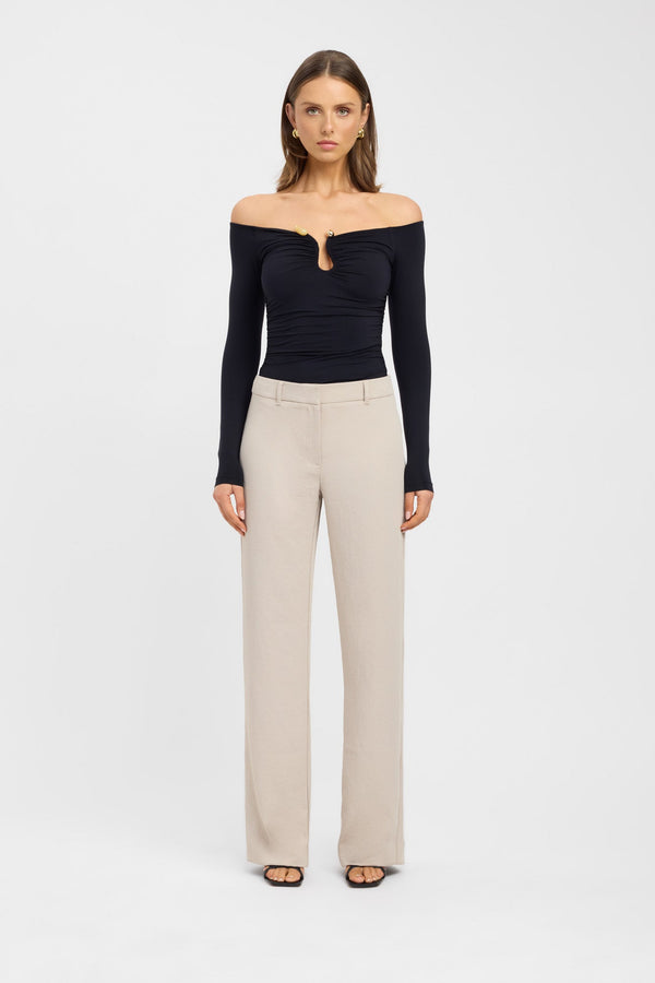 kookai Oyster Suit Pant Oat