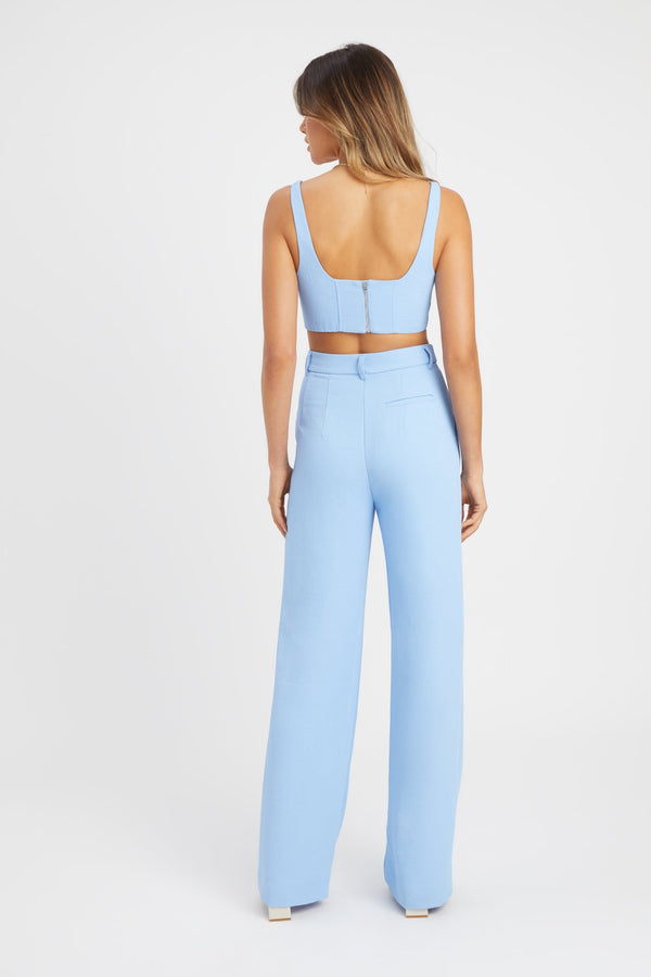 Kookai Oyster Tailored Pant Blue Heaven
