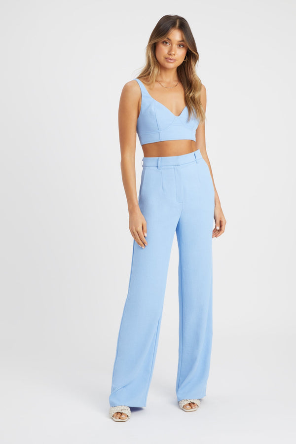 kookai Oyster Tailored Pant Blue Heaven