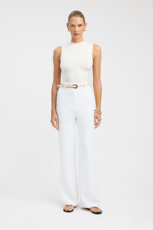 kookai Oyster Tailored Pant Natural White