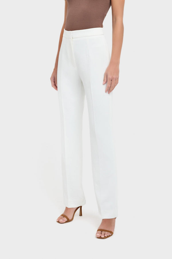 Kookai Oyster Tapered Pant Natural White