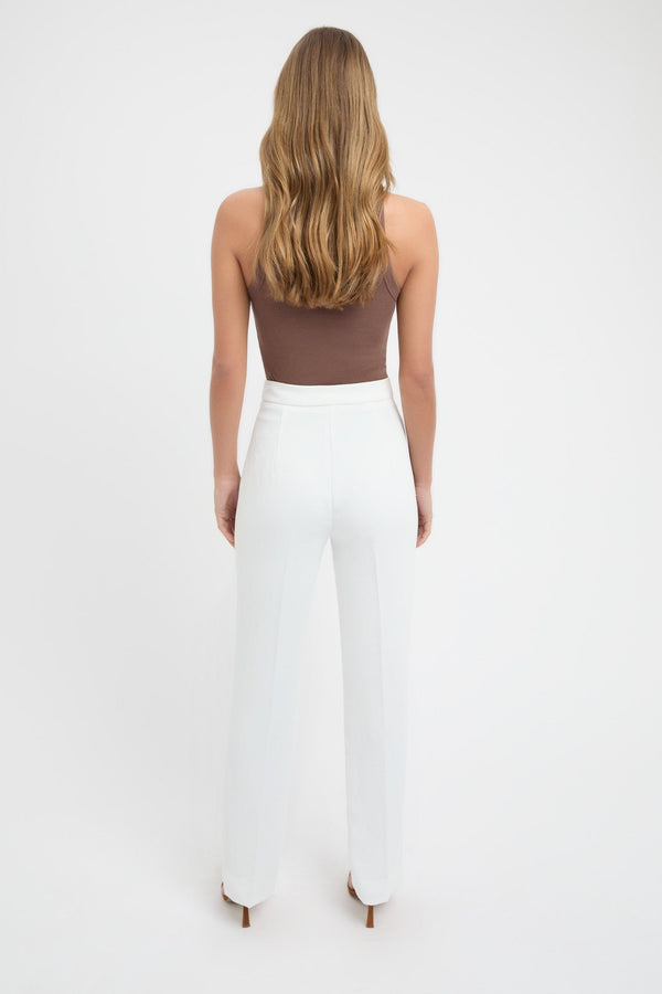 Kookai Oyster Tapered Pant Natural White