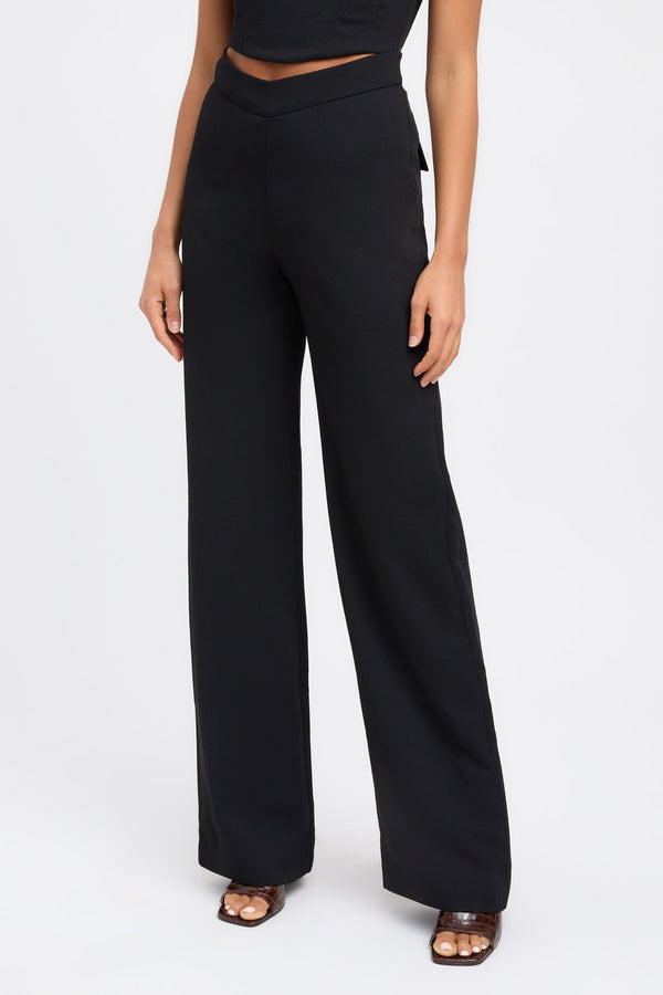 Kookai Oyster Vee Pants Black