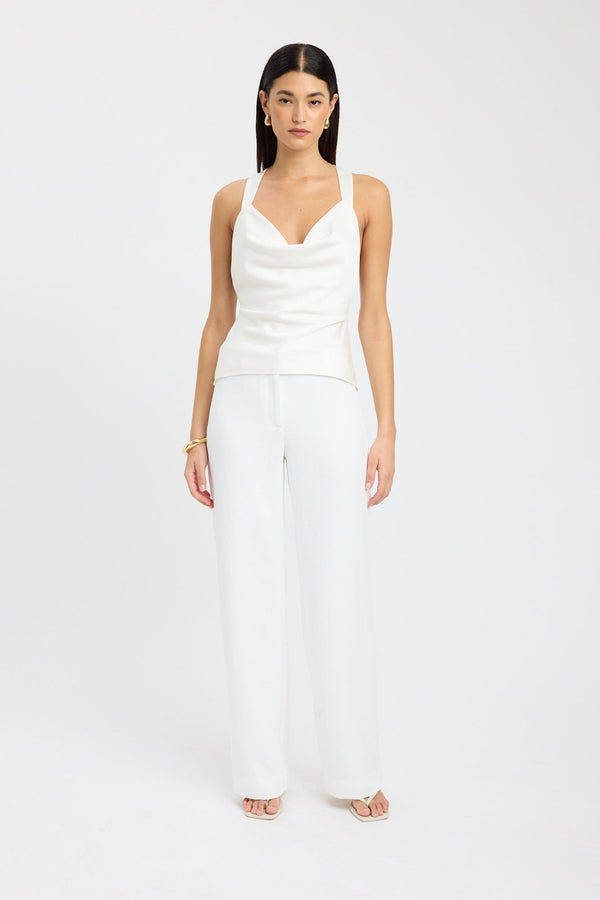 kookai Palermo Cowl Top Ivory