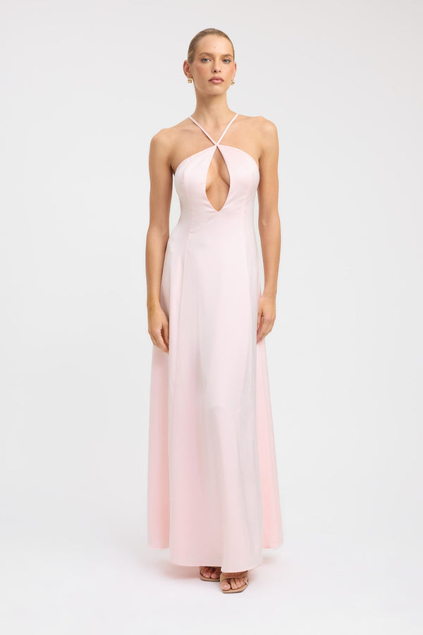 Kookai Palermo Cross Back Dress Heavenly Pink