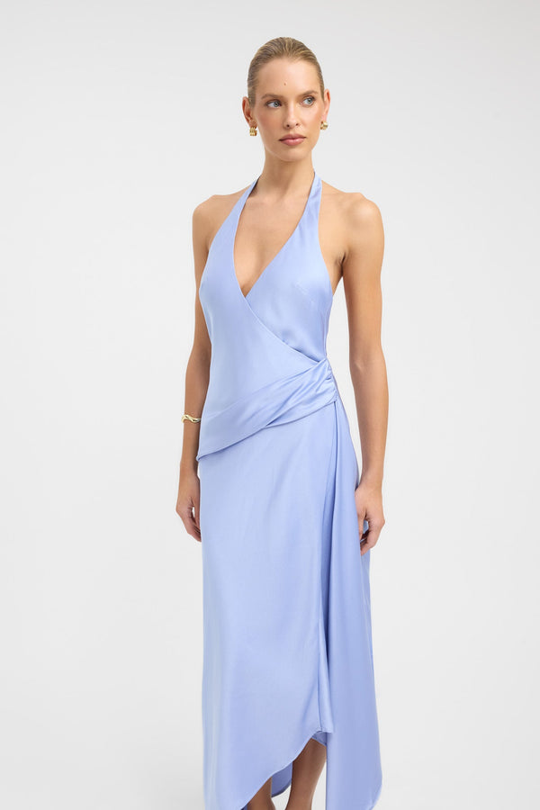 Kookai Palermo Godet Dress Lavender Blue