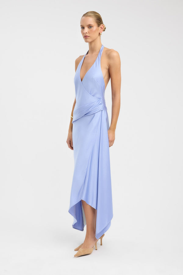 Kookai Palermo Godet Dress Lavender Blue