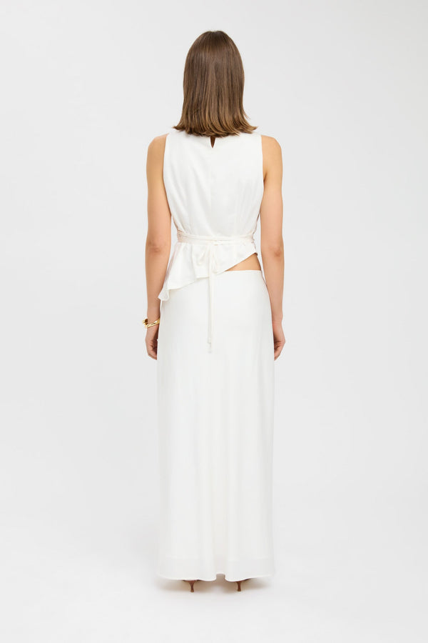 Kookai Palermo High Cowl Top Ivory