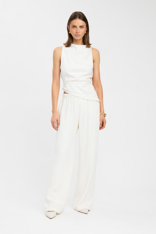 Kookai Palermo High Cowl Top Ivory