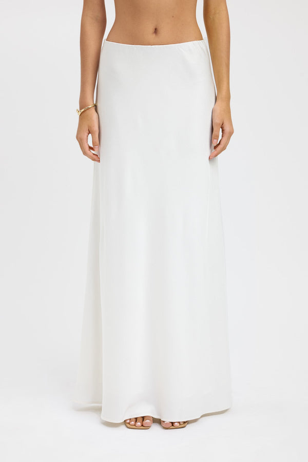 Kookai Palermo Maxi Skirt Ivory
