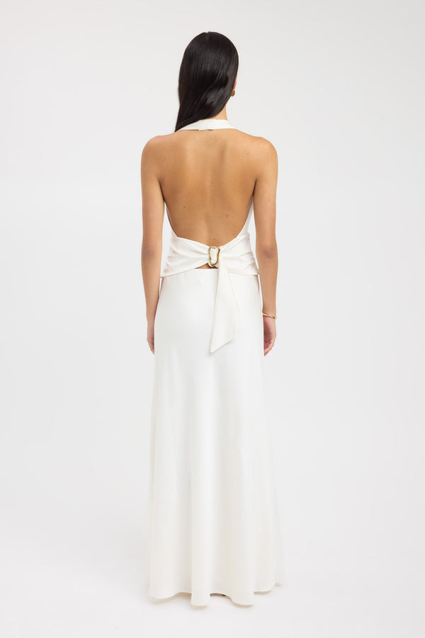 Kookai Palermo Maxi Skirt Ivory