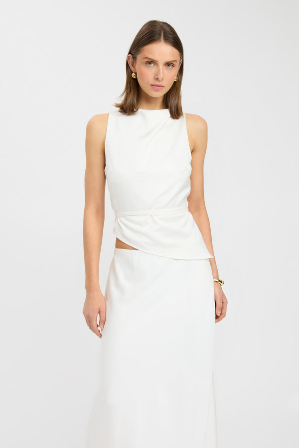 Kookai Palermo Slip Skirt Ivory