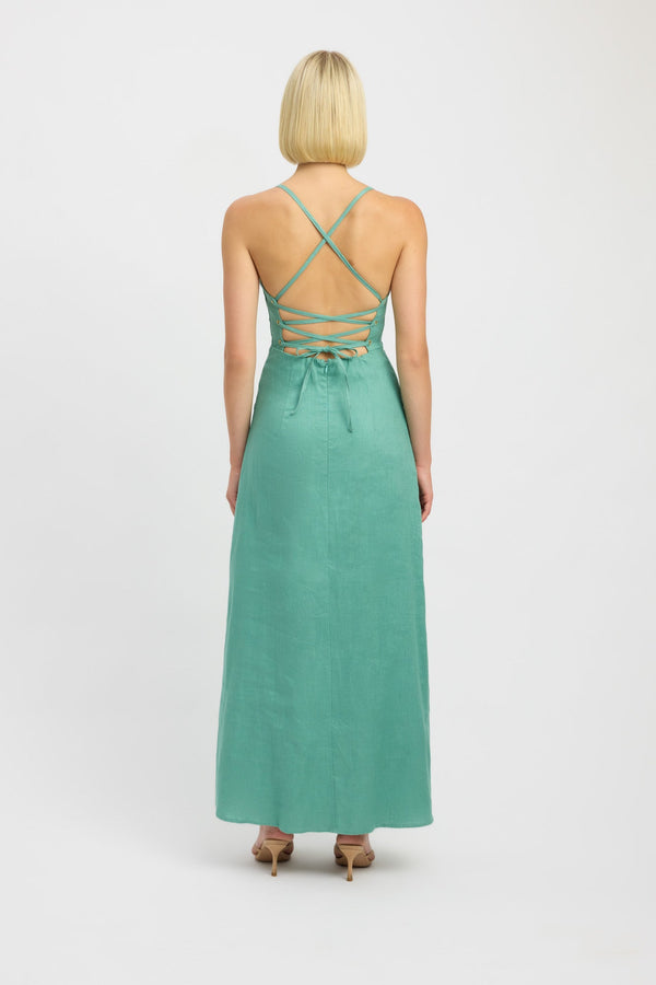 Kookai Palm Cross Back Dress Four Leaf Clover