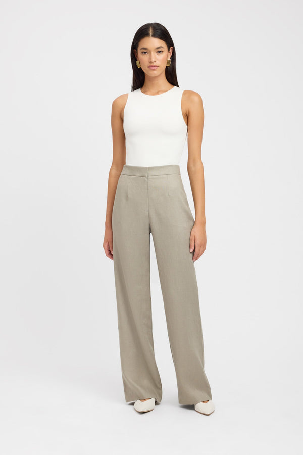 kookai Palm Staple Pant Vintage Khaki