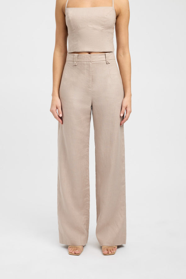 Kookai Palm Tailored Pant Mushroom