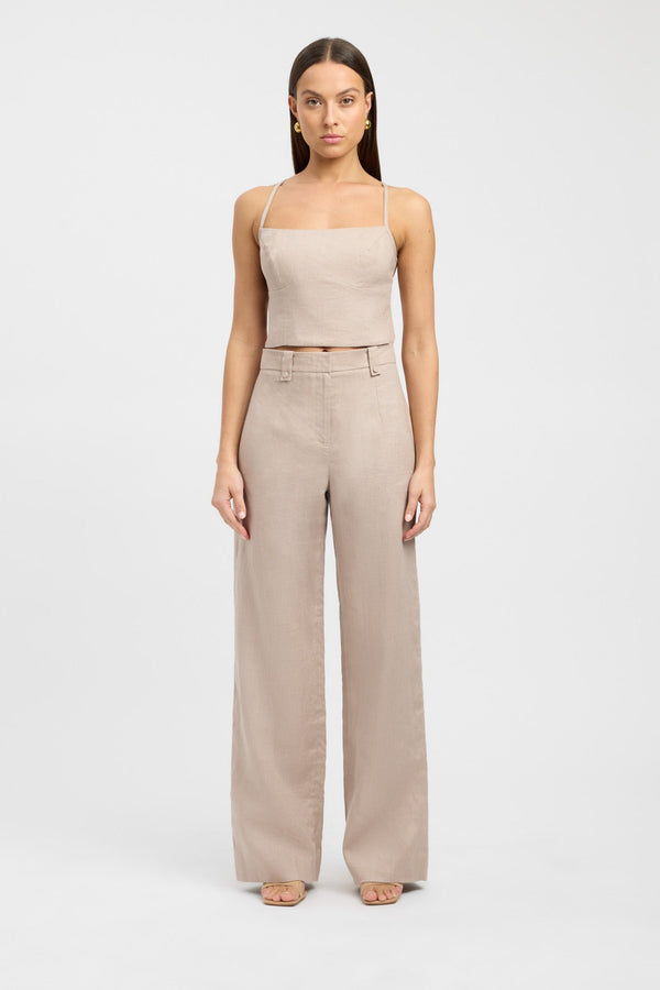kookai Palm Tailored Pant Mushroom