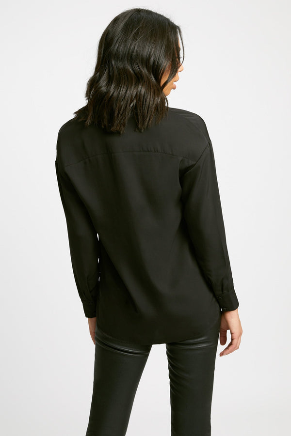 Kookai Pearl Shirt Black