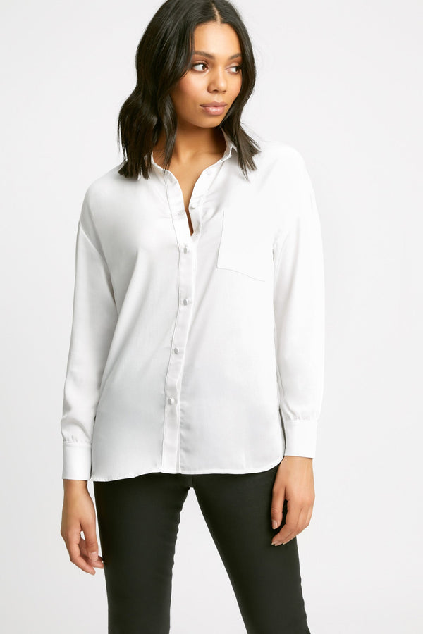 kookai Pearl Shirt Natural White