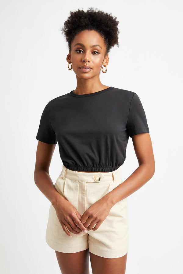 kookai Pheobe Tee Black