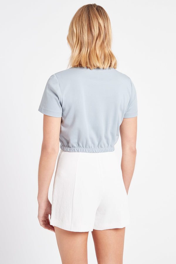 Kookai Pheobe Tee Slate Blue