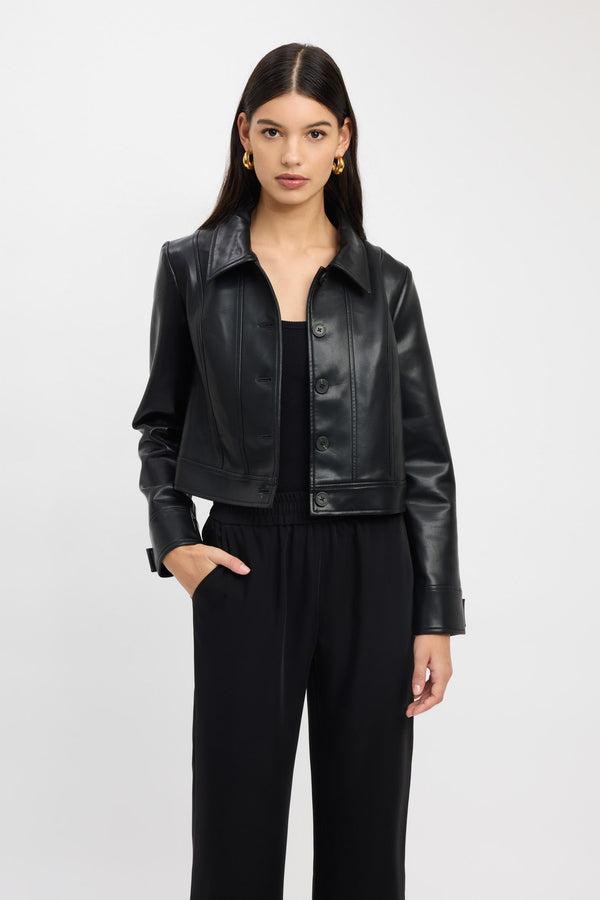 Kookai Phoenix Button Jacket Black