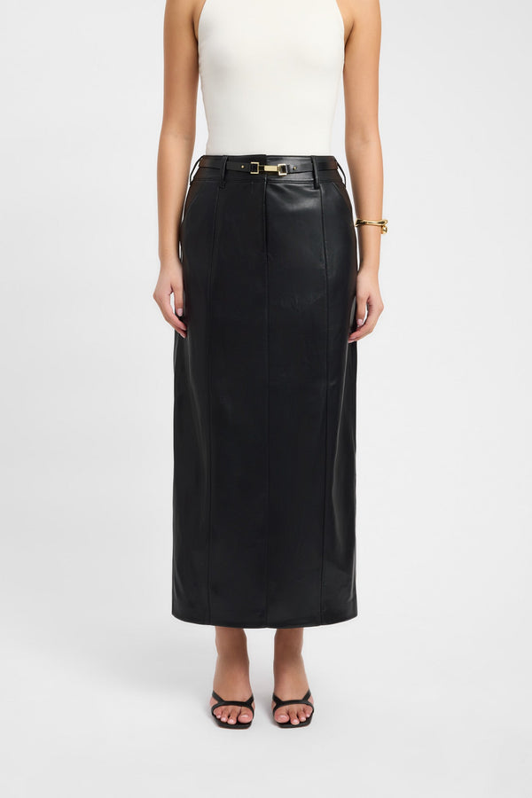 Kookai Phoenix Midi Skirt Black