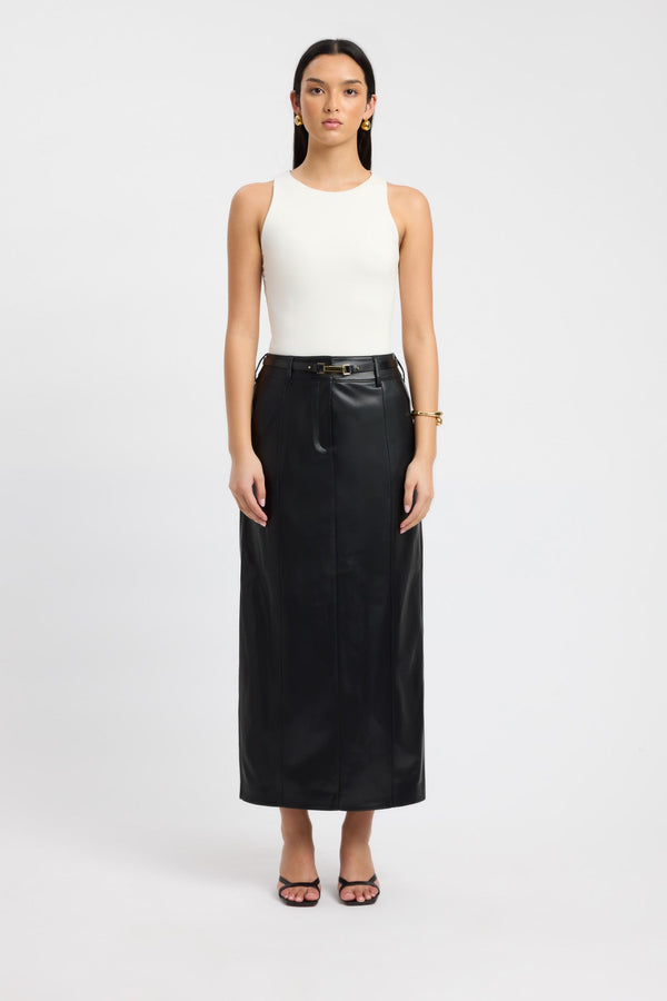 kookai Phoenix Midi Skirt Black