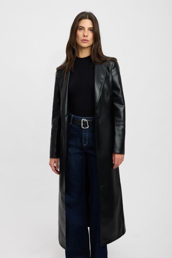 Kookai Phoenix Trench Black