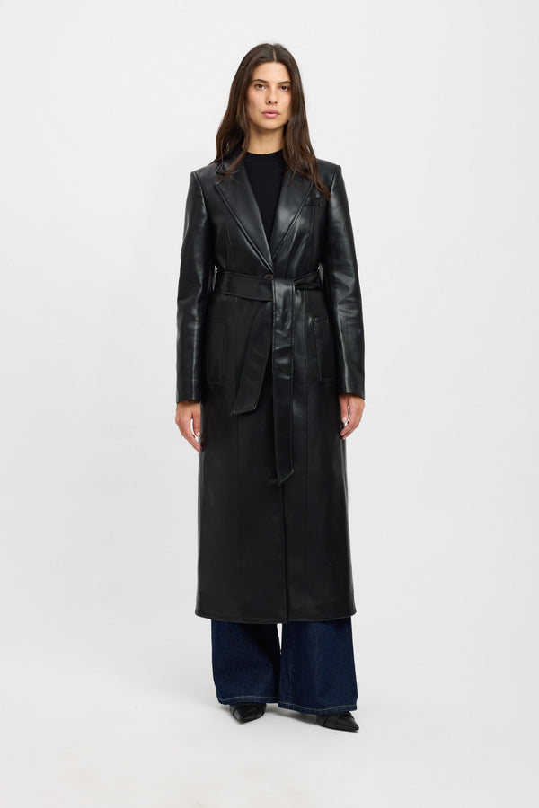 Kookai Phoenix Trench Black