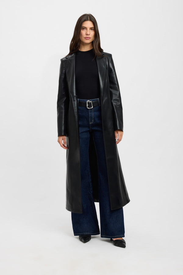 kookai Phoenix Trench Black