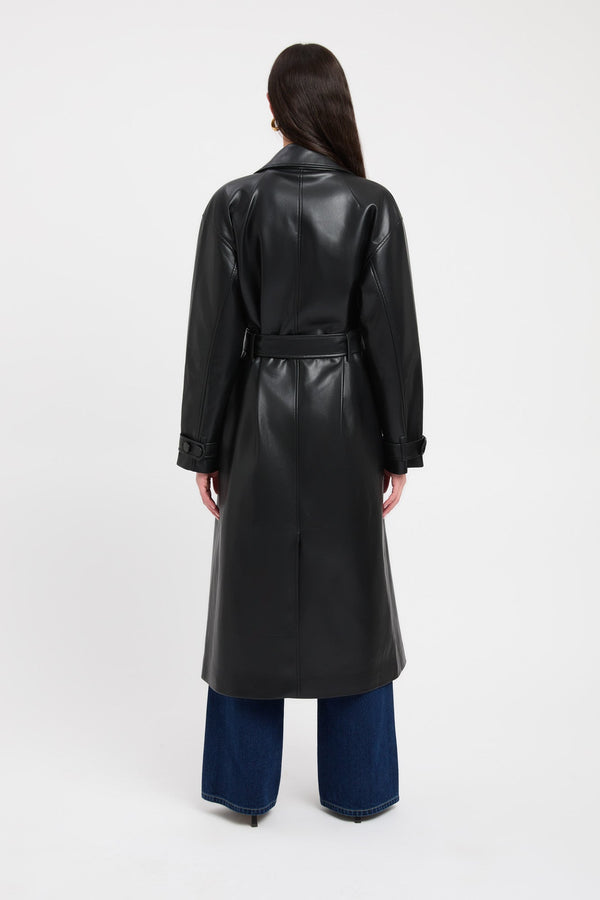 Kookai Phoenix Trench Coat Black