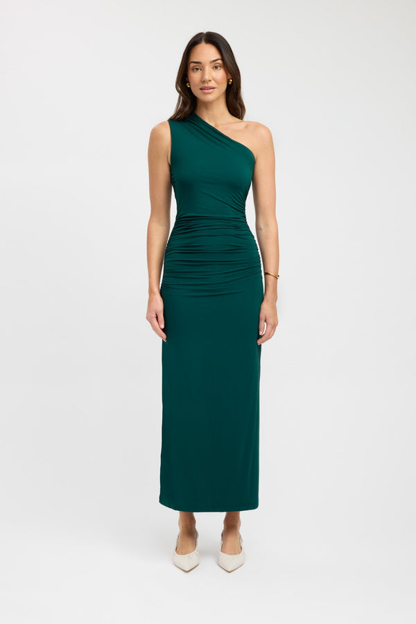 kookai Porter Dress Deep Green