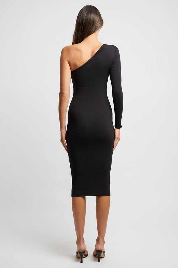 Kookai Queenie Long Sleeve Dress Black