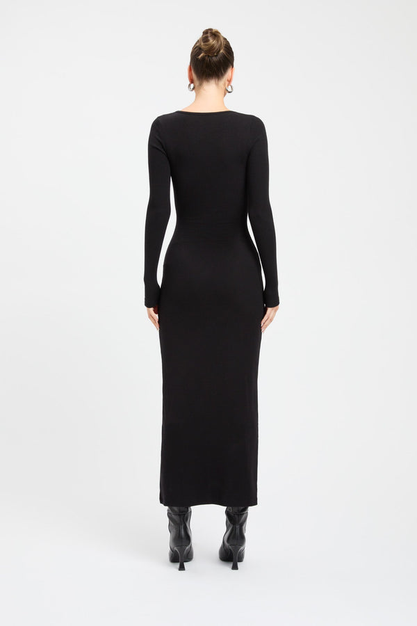 Kookai Rachel Split Dress Black