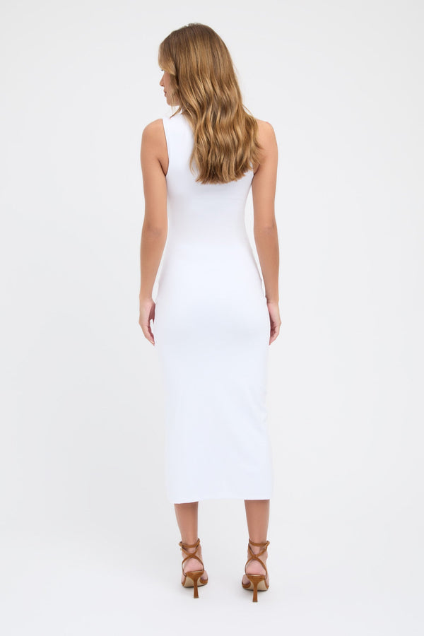 Kookai Rachelle Midi Dress White