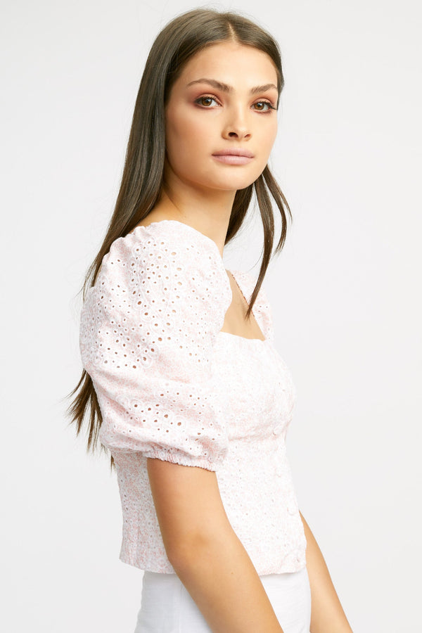 Kookai Reine Button Top Multi
