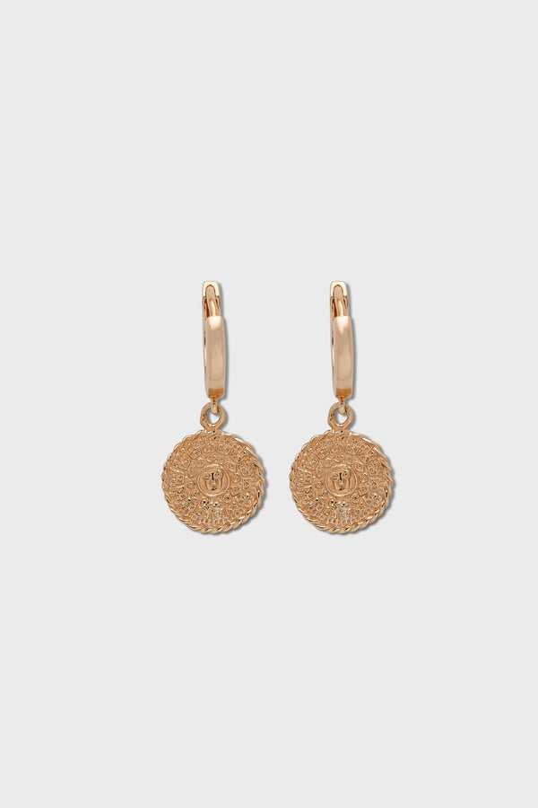 kookai Remi Coin Earrings Gold