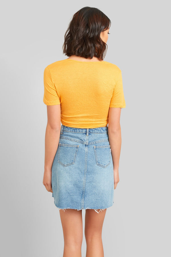 Kookai Reversible Tee Honeycomb
