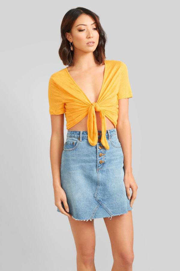 kookai Reversible Tee Honeycomb