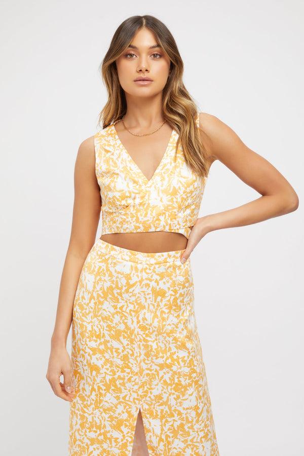 kookai Riley Wrap Top Multi