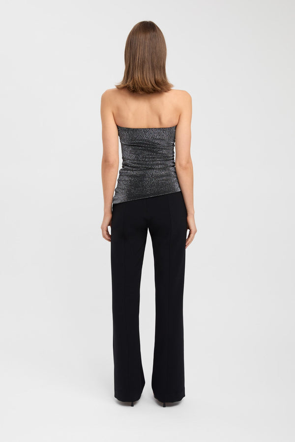 Kookai Ritz Strapless Top Gunmetal