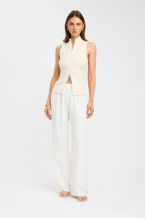 kookai River Sleeveless Top Eggnog