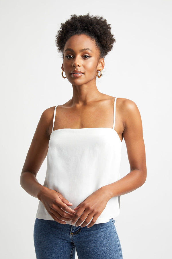 kookai Robyn Cami Natural White