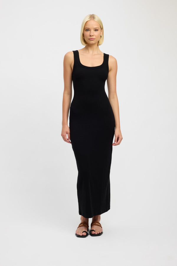 kookai Romeo Tank Dress Black