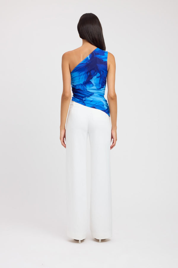 Kookai Rosalia One Shoulder Top Rosalia Blue