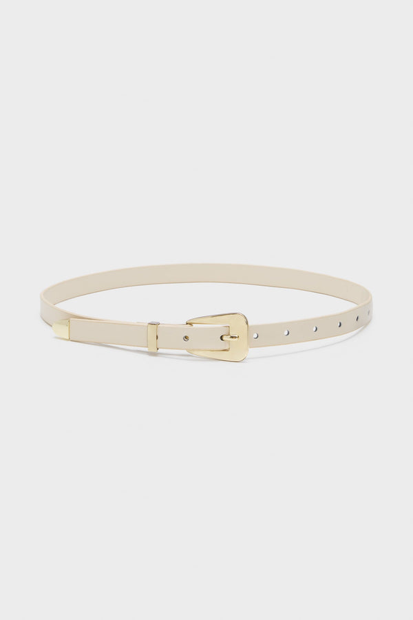 kookai Royce Belt Ivory