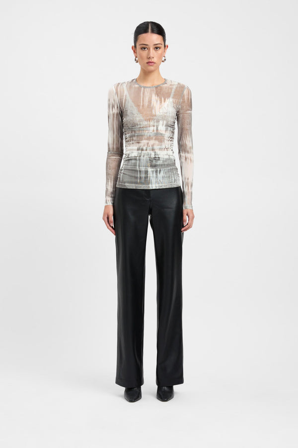 kookai Ryder Long Sleeve Top Brindle