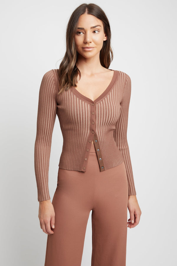 kookai Sadie Button Top Coco