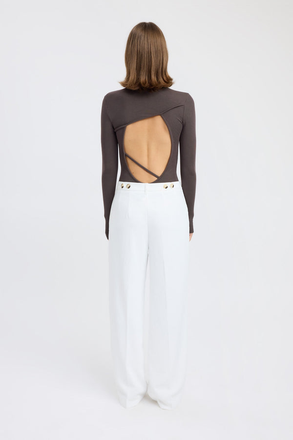 Kookai Sage Bodysuit Dark Nestle