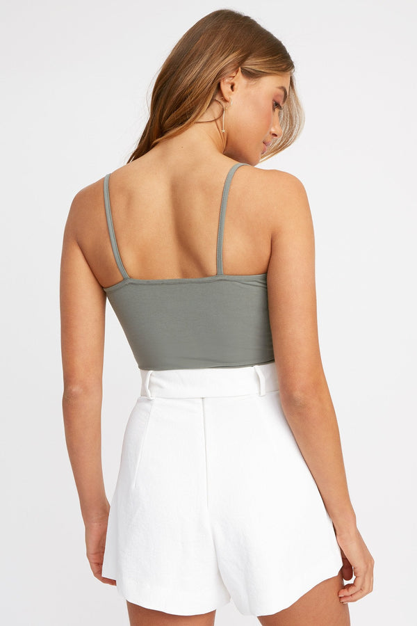 Kookai Sammie Tank Spring Moss